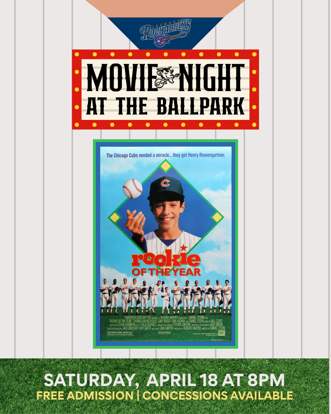 Jackson Rockabillys Announce Free Family Movie Nights This Spring and Summer